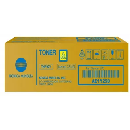 Купить тонер Konica Minolta TNP-92Y в Москве, смотреть цены AE1Y250 в интернет-магазине goldbyte.ru