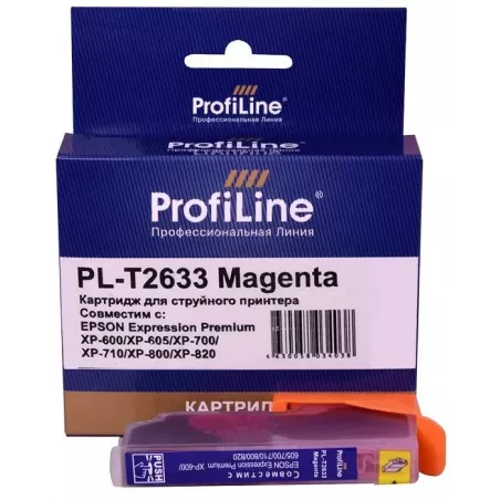 Купить картридж ProfiLine PL_T2633_M в Москве, смотреть цены  в интернет-магазине goldbyte.ru