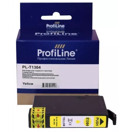 Купить картридж ProfiLine PL_T1304_Y в Москве, смотреть цены  в интернет-магазине goldbyte.ru