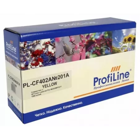 Купить картридж ProfiLine PL_CF402A/045_Y в Москве, смотреть цены  в интернет-магазине goldbyte.ru