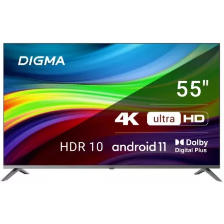 Купить телевизор  Digma DM-LED55UBB41 в Москве, смотреть цены DM-LED55UBB41  в интернет-магазине goldbyte.ru