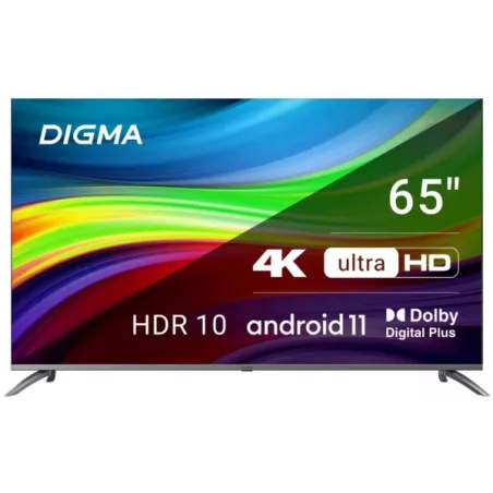 Купить телевизор  Digma DM-LED65UBB41 в Москве, смотреть цены DM-LED65UBB41  в интернет-магазине goldbyte.ru
