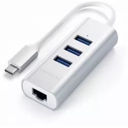 Купить концентратор  Satechi ST-TC2N1USB31AS в Москве, смотреть цены ST-TC2N1USB31AS  в интернет-магазине goldbyte.ru