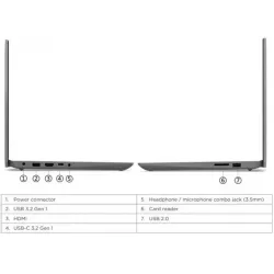 Купить ноутбук Lenovo IdeaPad 3 15IAU7 15.6 ", Core i5, 8 Гб RAM, 256 Гб SSD, Iris Xe Graphics, Синий в Москве в интернет-магази