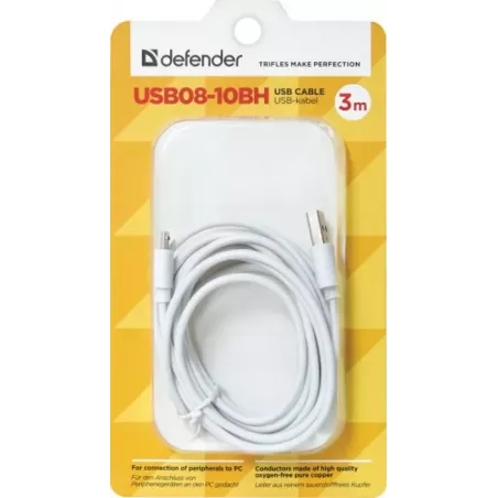 Купить кабель USB Defender USB08-10BH в Москве, смотреть цены 87468 в интернет-магазине goldbyte.ru