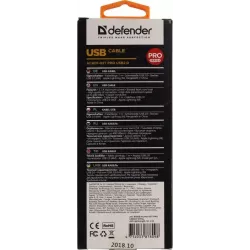Купить кабель интерфейсный USB 2.0 Defender ACH01-03T PRO в Москве, смотреть цены 87809 в интернет-магазине goldbyte.ru