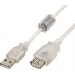 Купить кабель интерфейсный USB 2.0 удлинитель Cablexpert AM-AF в Москве, смотреть цены CCF-USB2-AMAF-TR-2M в интернет-магазине g