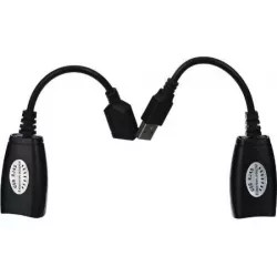 Купить кабель интерфейсный USB 2.0 удлинитель VCOM AM-AF/RJ45Fx2 в Москве, смотреть цены CU824 в интернет-магазине goldbyte.ru