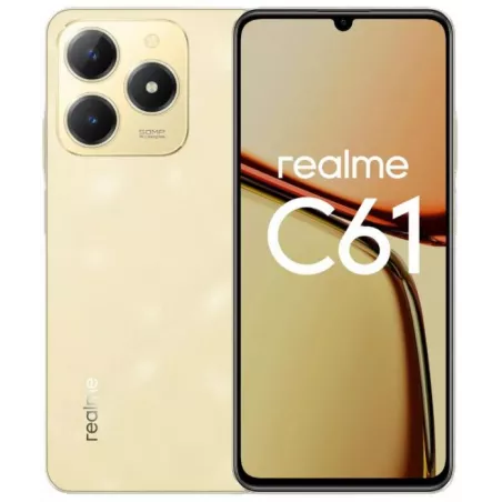 Купить смартфон Realme С61 8/128GB в Москве, узнать цены RMX3930 (8+128) GOLD в интернет-магазине goldbyte.ru | 1111204