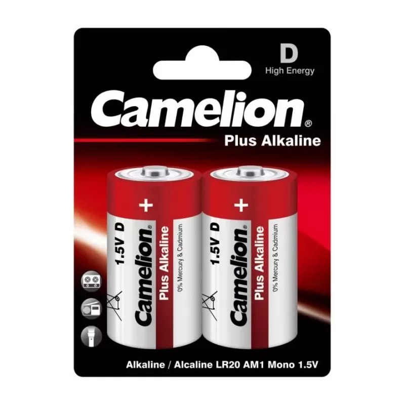 Купить батарейка Camelion LR20-BP2 в Москве, смотреть цены  в интернет-магазине goldbyte.ru