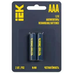 Купить аккумулятор IEK AAK-NIMH-03-1100-L02 в Москве, смотреть цены  в интернет-магазине goldbyte.ru