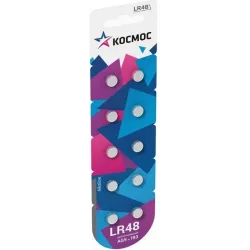 Купить батарейка Космос KOCG5(LR48)10BL в Москве, смотреть цены  в интернет-магазине goldbyte.ru