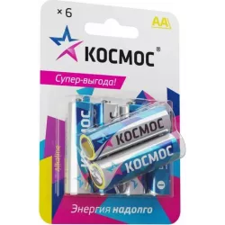 Купить батарейка Космос KOCLR6BL6 в Москве, смотреть цены  в интернет-магазине goldbyte.ru