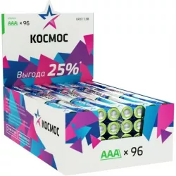 Купить батарейка Космос KOCLR03_96BOX в Москве, смотреть цены  в интернет-магазине goldbyte.ru