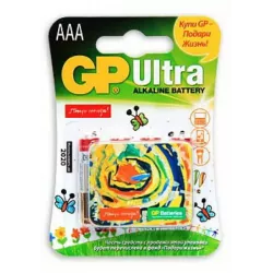 Купить батарейка GP Ultra Alkaline 24AU LR03 в Москве, смотреть цены 24AUGL-2CR4 в интернет-магазине goldbyte.ru