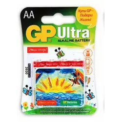 Купить батарейка GP Ultra Alkaline 15AU LR6 в Москве, смотреть цены 15AUGL-2CR4 в интернет-магазине goldbyte.ru