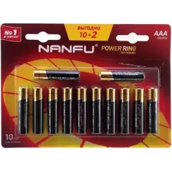 Купить батарейка Nanfu LR03 12B(10+2) в Москве, смотреть цены LR03 12B(10+2) Nanfu в интернет-магазине goldbyte.ru