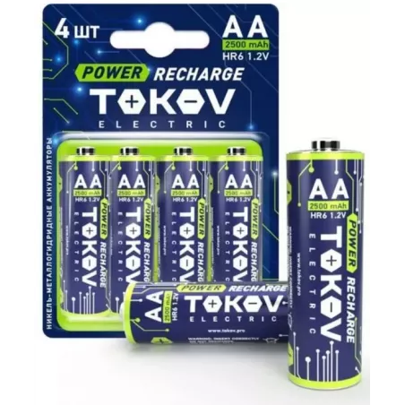 Купить аккумулятор TOKOV ELECTRIC TKE-NMA-HR6/B4 в Москве, смотреть цены  в интернет-магазине goldbyte.ru