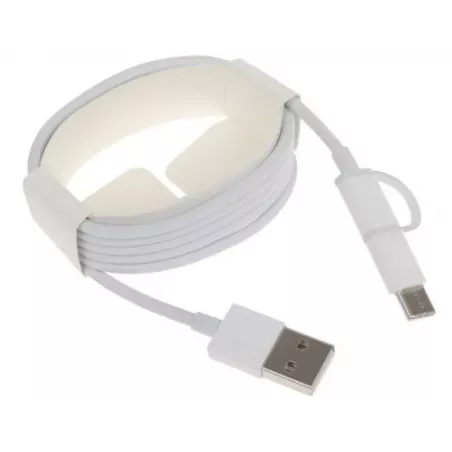 Купить кабель интерфейсный Xiaomi Mi 2-in-1 USB Cable Micro-USB to Type-C в Москве, смотреть цены SJV4082TY в интернет-магазине 