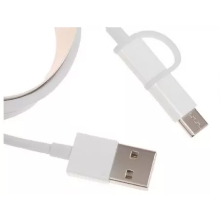 Купить кабель интерфейсный Xiaomi Mi 2-in-1 USB Cable Micro-USB to Type-C в Москве, смотреть цены SJV4082TY в интернет-магазине 
