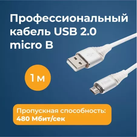 Купить кабель интерфейсный Filum FL-CPro-U2-AM-microBM-L1 в Москве, смотреть цены  в интернет-магазине goldbyte.ru