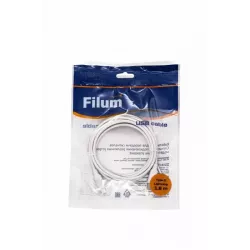 Купить кабель интерфейсный USB 2.0-Type C Filum FL-C-U2-CM-LM-1.8M-W в Москве, смотреть цены  в интернет-магазине goldbyte.ru