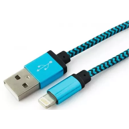 Купить кабель интерфейсный USB 2.0 Cablexpert AM/Lightning 8P в Москве, смотреть цены CC-ApUSB2bl1m в интернет-магазине goldbyte