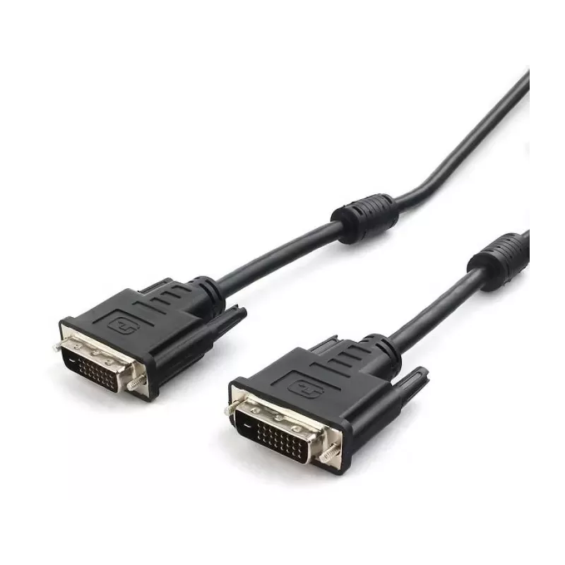 Купить кабель интерфейсный DVI-DVI Cablexpert CC-DVI2L-BK-15 в Москве, смотреть цены  в интернет-магазине goldbyte.ru