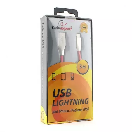 Купить кабель интерфейсный Cablexpert CC-G-APUSB01R-3M в Москве, смотреть цены  в интернет-магазине goldbyte.ru