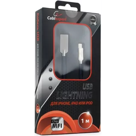 Купить кабель интерфейсный USB 2.0 Cablexpert CC-P-APUSB02Bl-1M в Москве, смотреть цены  в интернет-магазине goldbyte.ru