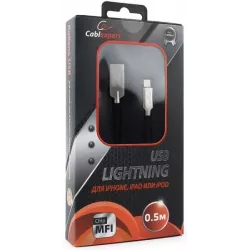 Купить кабель интерфейсный USB 2.0 Cablexpert CC-P-APUSB02Bk-0.5M в Москве, смотреть цены  в интернет-магазине goldbyte.ru