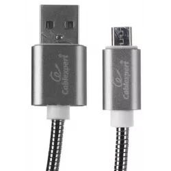 Купить кабель интерфейсный USB 2.0 Cablexpert CC-G-mUSB02Gy-1M в Москве, смотреть цены  в интернет-магазине goldbyte.ru