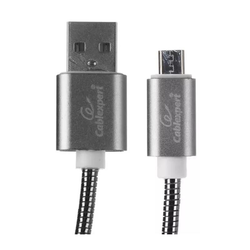 Купить кабель интерфейсный USB 2.0 Cablexpert CC-G-mUSB02Gy-1.8M в Москве, смотреть цены  в интернет-магазине goldbyte.ru
