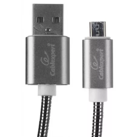 Купить кабель интерфейсный USB 2.0 Cablexpert CC-G-mUSB02Gy-1.8M в Москве, смотреть цены  в интернет-магазине goldbyte.ru