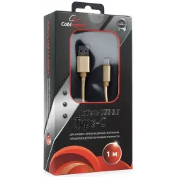 Купить кабель интерфейсный USB 3.0 Cablexpert CC-P-USBC03Gd-1M в Москве, смотреть цены  в интернет-магазине goldbyte.ru