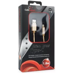 Купить кабель интерфейсный USB 3.0 Cablexpert CC-P-USBC03Gd-1.8M в Москве, смотреть цены  в интернет-магазине goldbyte.ru
