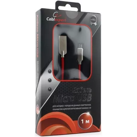 Купить кабель интерфейсный USB 2.0 Cablexpert CC-P-mUSB02R-1M в Москве, смотреть цены  в интернет-магазине goldbyte.ru
