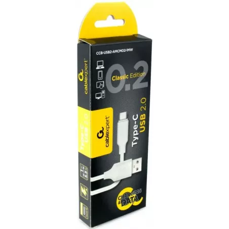 Купить кабель интерфейсный USB 2.0 Cablexpert CCB-USB2-AMCMO2-1MW в Москве, смотреть цены  в интернет-магазине goldbyte.ru
