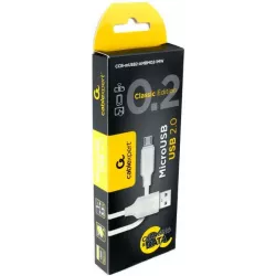 Купить кабель интерфейсный USB 2.0 Cablexpert CCB-mUSB2-AMBMO2-1MW в Москве, смотреть цены  в интернет-магазине goldbyte.ru