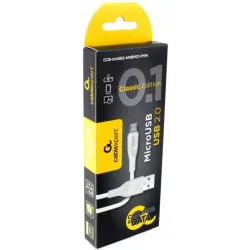 Купить кабель интерфейсный USB 2.0 Cablexpert CCB-mUSB2-AMBMO1-1MW в Москве, смотреть цены  в интернет-магазине goldbyte.ru