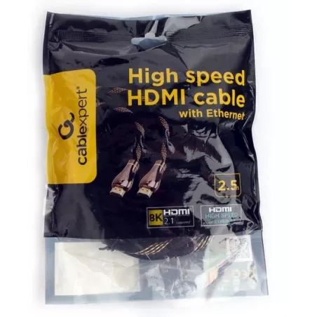 Купить кабель HDMI Cablexpert CCP-HDMI8K-2.5M в Москве, смотреть цены  в интернет-магазине goldbyte.ru
