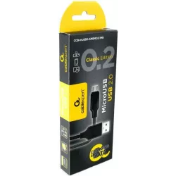 Купить кабель интерфейсный USB 2.0 Cablexpert CCB-mUSB2-AMBMO2-1MB в Москве, смотреть цены  в интернет-магазине goldbyte.ru