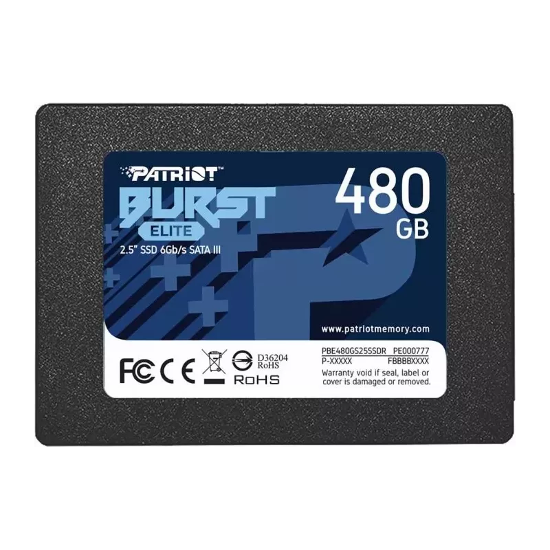 Купить накопитель SSD 2.5'' Patriot Memory PBE480GS25SSDR в Москве, смотреть цены  в интернет-магазине goldbyte.ru