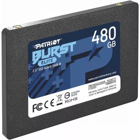 Купить накопитель SSD 2.5'' Patriot Memory PBE480GS25SSDR в Москве, смотреть цены  в интернет-магазине goldbyte.ru