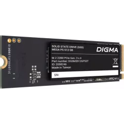 Купить накопитель SSD M.2 2280 Digma Mega P5 в Москве, смотреть цены DGSM3512GP53T в интернет-магазине goldbyte.ru