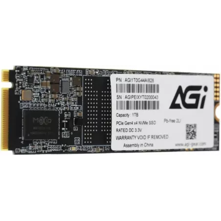 Купить накопитель SSD M.2 2280 AGI AI828 в Москве, смотреть цены AGI1T0G44AI828 в интернет-магазине goldbyte.ru