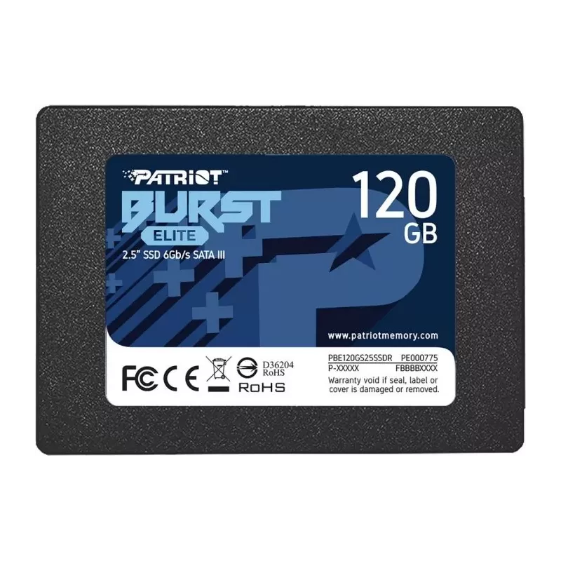 Купить накопитель SSD 2.5'' Patriot Memory PBE120GS25SSDR в Москве, смотреть цены  в интернет-магазине goldbyte.ru