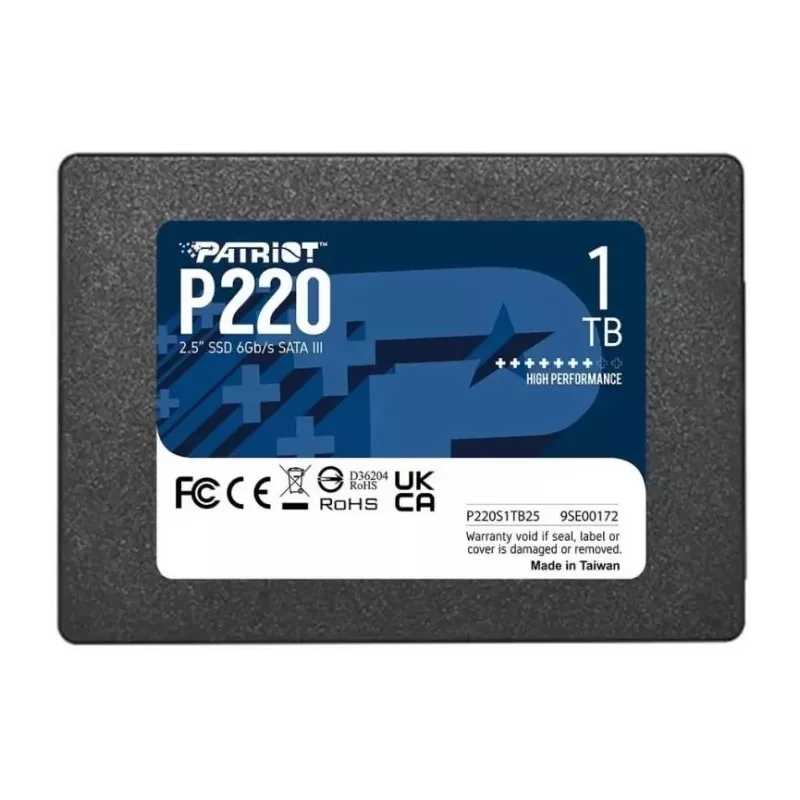 Купить накопитель SSD 2.5'' Patriot Memory P220S1TB25 в Москве, смотреть цены  в интернет-магазине goldbyte.ru