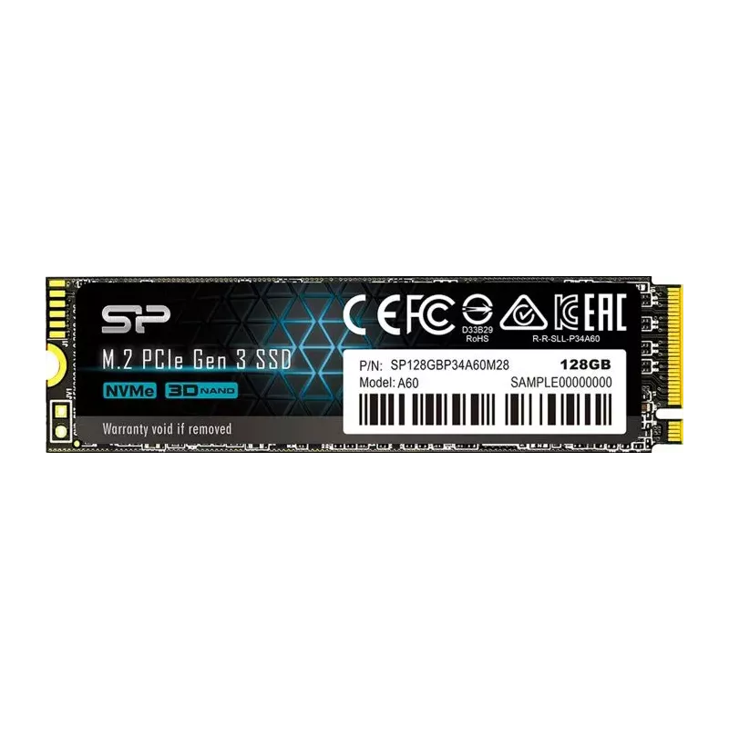 Купить накопитель SSD M.2 2280 Silicon Power SP128GBP34A60M28 в Москве, смотреть цены  в интернет-магазине goldbyte.ru