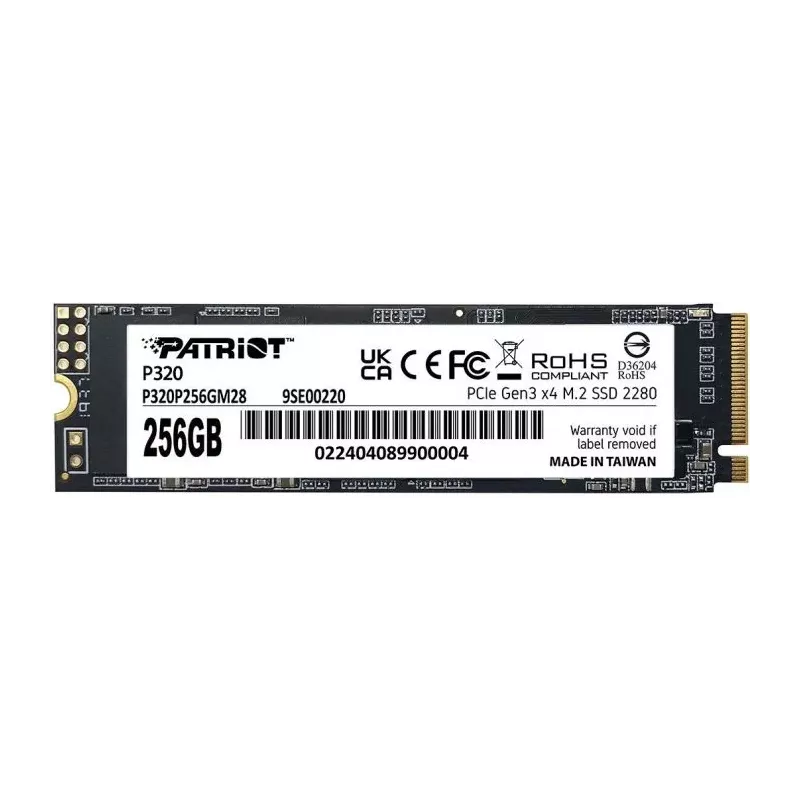 Купить накопитель SSD M.2 2280 Patriot Memory P320 в Москве, смотреть цены P320P256GM28 в интернет-магазине goldbyte.ru